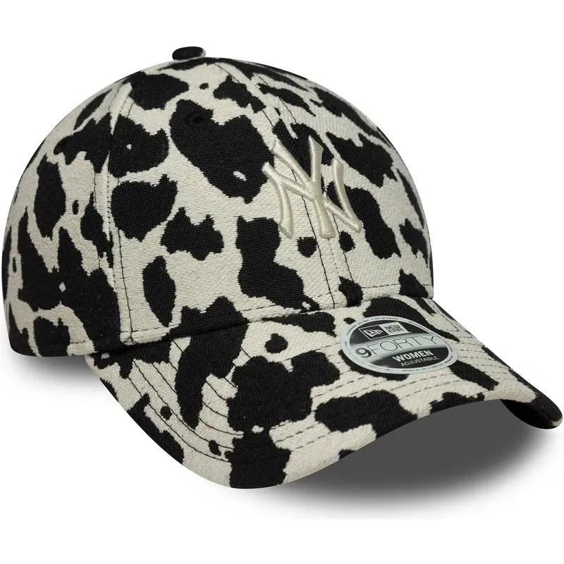petten-gebogen-zwart-verstelbaar-9forty-cow-midi-van-new-york-yankees-mlb-van-new-era