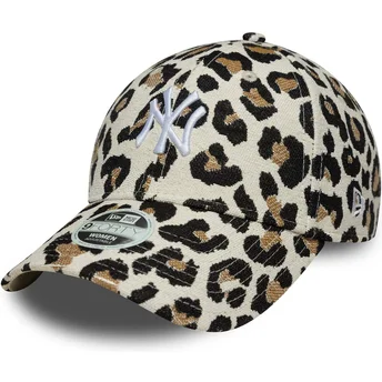 Petten gebogen luipaard verstelbaar 9FORTY Midi van New York Yankees MLB van New Era