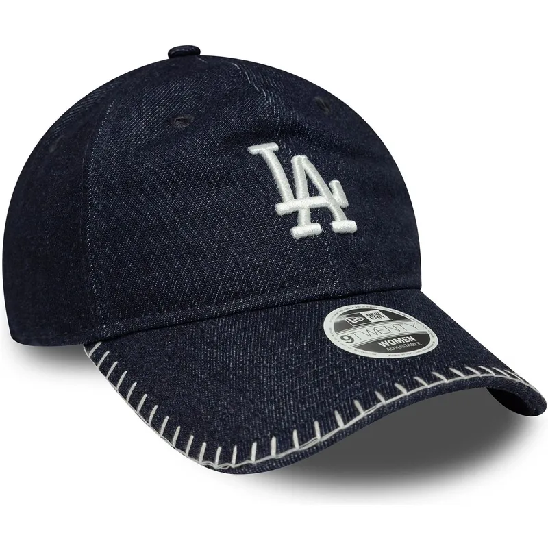 petten-gebogen-marineblauw-verstelbaar-9twenty-denim-stitch-van-los-angeles-dodgers-mlb-van-new-era petten-gebogen-marineblauw-verstelbaar-9twenty-denim-stitch-van-los-angeles-dodgers-mlb-van-new-era
