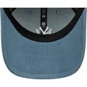 petten-gebogen-blauw-verstelbaar-9twenty-denim-stitch-van-new-york-yankees-mlb-van-new-era