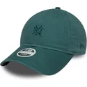 petten-gebogen-groen-verstelbaar-9twenty-washed-mini-van-new-york-yankees-mlb-van-new-era
