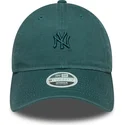 petten-gebogen-groen-verstelbaar-9twenty-washed-mini-van-new-york-yankees-mlb-van-new-era