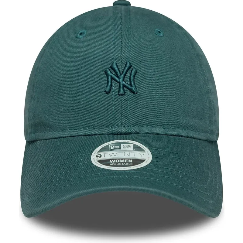 petten-gebogen-groen-verstelbaar-9twenty-washed-mini-van-new-york-yankees-mlb-van-new-era