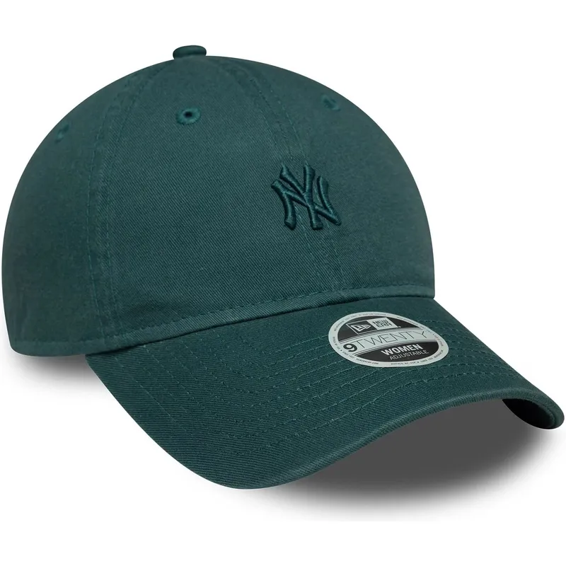 petten-gebogen-groen-verstelbaar-9twenty-washed-mini-van-new-york-yankees-mlb-van-new-era