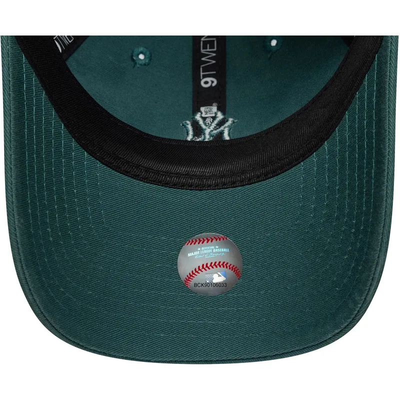 petten-gebogen-groen-verstelbaar-9twenty-washed-mini-van-new-york-yankees-mlb-van-new-era