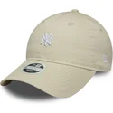 petten-gebogen-beige-verstelbaar-9twenty-washed-mini-van-new-york-yankees-mlb-van-new-era