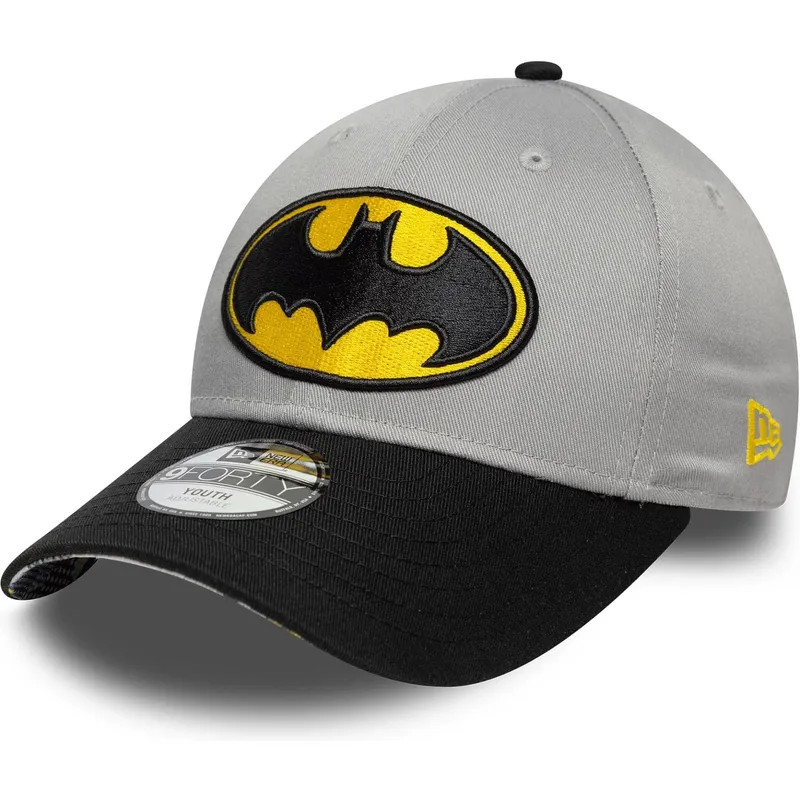 petten-gebogen-zwart-verstelbaar-voor-kinderen-9forty-van-batman-dc-comics-van-new-era