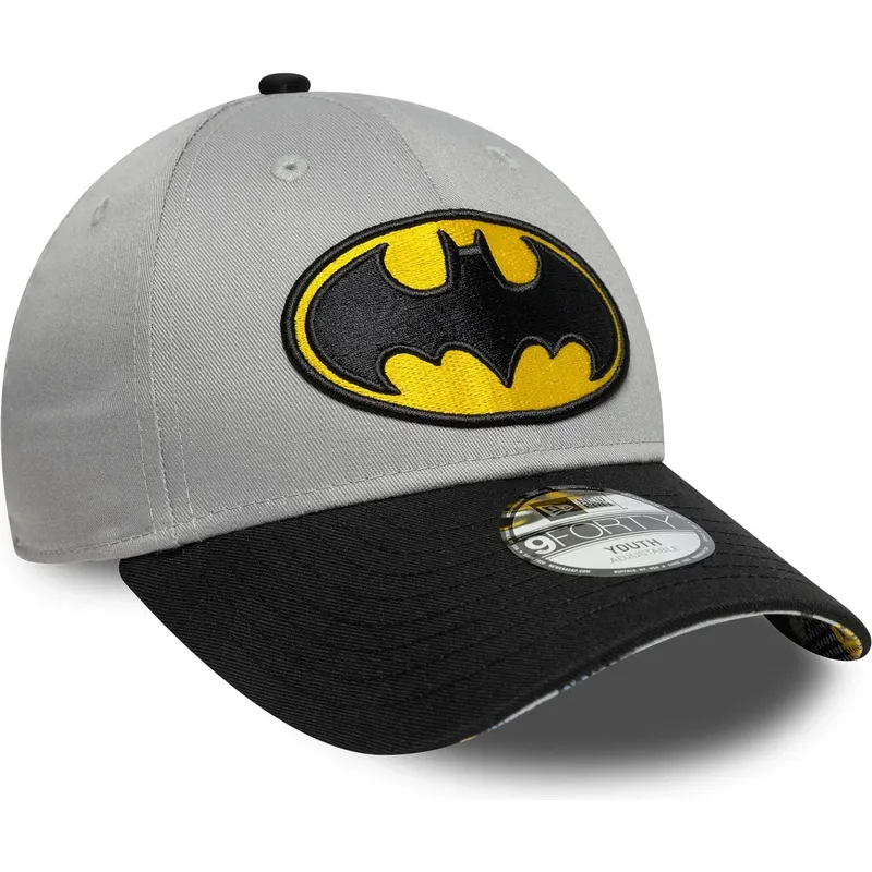 petten-gebogen-zwart-verstelbaar-voor-kinderen-9forty-van-batman-dc-comics-van-new-era