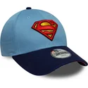 petten-gebogen-blauw-verstelbaar-voor-kinderen-9forty-van-superman-dc-comics-van-new-era