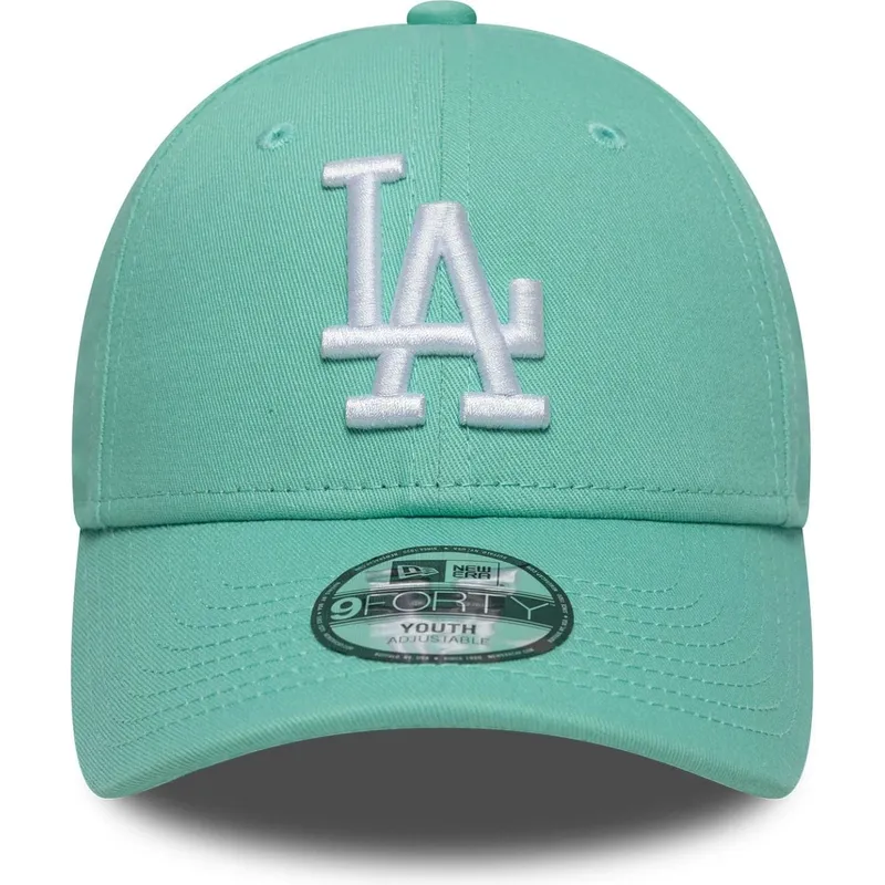 petten-gebogen-groen-verstelbaar-voor-kinderen-9forty-league-essential-van-los-angeles-dodgers-mlb-van-new-era petten-gebogen-groen-verstelbaar-voor-kinderen-9forty-league-essential-van-los-angeles-dodgers-mlb-van-new-era