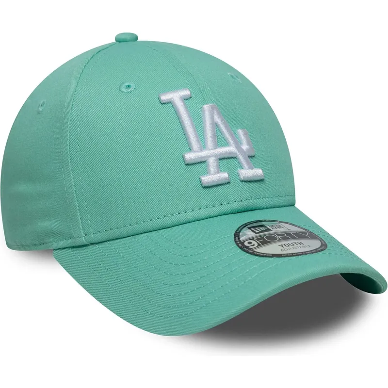 petten-gebogen-groen-verstelbaar-voor-kinderen-9forty-league-essential-van-los-angeles-dodgers-mlb-van-new-era petten-gebogen-groen-verstelbaar-voor-kinderen-9forty-league-essential-van-los-angeles-dodgers-mlb-van-new-era