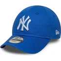 petten-gebogen-blauw-verstelbaar-voor-kinderen-9forty-league-essential-van-new-york-yankees-mlb-van-new-era