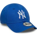 petten-gebogen-blauw-verstelbaar-voor-kinderen-9forty-league-essential-van-new-york-yankees-mlb-van-new-era