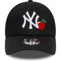 petten-gebogen-zwart-verstelbaar-voor-kinderen-9forty-fruit-icon-van-new-york-yankees-mlb-van-new-era