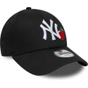 petten-gebogen-zwart-verstelbaar-voor-kinderen-9forty-fruit-icon-van-new-york-yankees-mlb-van-new-era