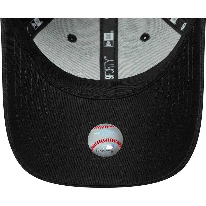 petten-gebogen-zwart-verstelbaar-voor-kinderen-9forty-fruit-icon-van-new-york-yankees-mlb-van-new-era