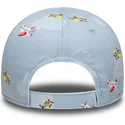 petten-gebogen-blauw-verstelbaar-voor-kinderen-9forty-plane-all-over-print-van-new-york-yankees-mlb-van-new-era