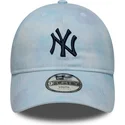 petten-gebogen-blauw-verstelbaar-voor-kinderen-9twenty-tie-dye-van-new-york-yankees-mlb-van-new-era