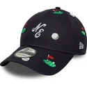 petten-gebogen-marineblauw-verstelbaar-9forty-golf-all-over-print-van-new-era