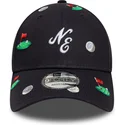 petten-gebogen-marineblauw-verstelbaar-9forty-golf-all-over-print-van-new-era