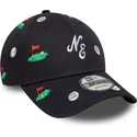 petten-gebogen-marineblauw-verstelbaar-9forty-golf-all-over-print-van-new-era