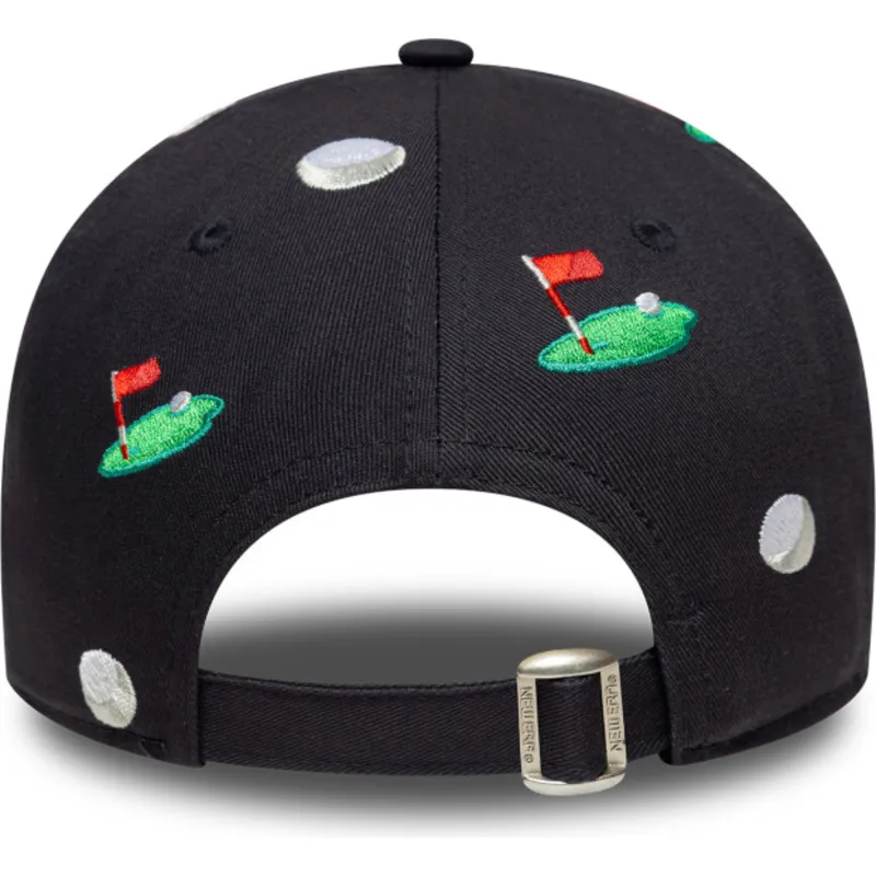 petten-gebogen-marineblauw-verstelbaar-9forty-golf-all-over-print-van-new-era