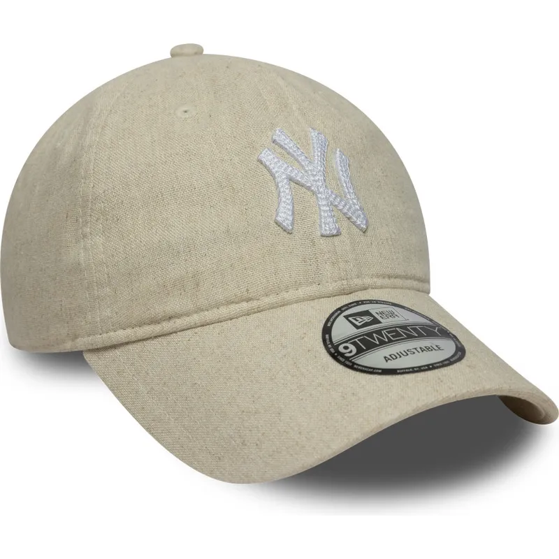 petten-gebogen-beige-verstelbaar-9twenty-linen-van-new-york-yankees-mlb-van-new-era petten-gebogen-beige-verstelbaar-9twenty-linen-van-new-york-yankees-mlb-van-new-era
