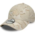 petten-gebogen-beige-verstelbaar-9twenty-img-floral-van-new-york-yankees-mlb-van-new-era