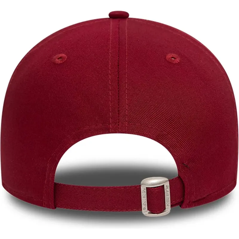 petten-gebogen-rood-verstelbaar-9twenty-league-essential-van-new-york-yankees-mlb-van-new-era