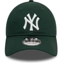 petten-gebogen-groen-verstelbaar-9twenty-league-essential-van-new-york-yankees-mlb-van-new-era