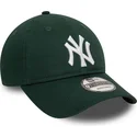petten-gebogen-groen-verstelbaar-9twenty-league-essential-van-new-york-yankees-mlb-van-new-era