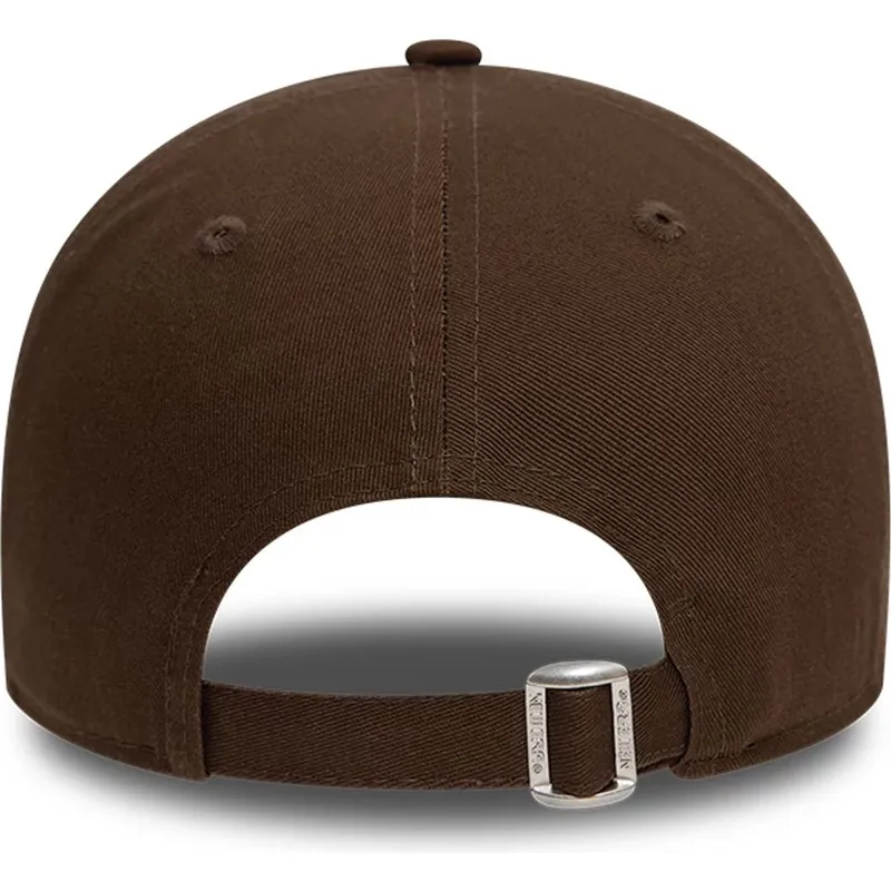 petten-gebogen-bruin-verstelbaar-9twenty-league-essential-van-new-york-yankees-mlb-van-new-era