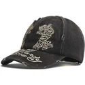 petten-gebogen-zwart-verstelbaar-desert-tiger-van-ed-hardy