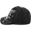 petten-gebogen-zwart-verstelbaar-brave-hearts-van-ed-hardy