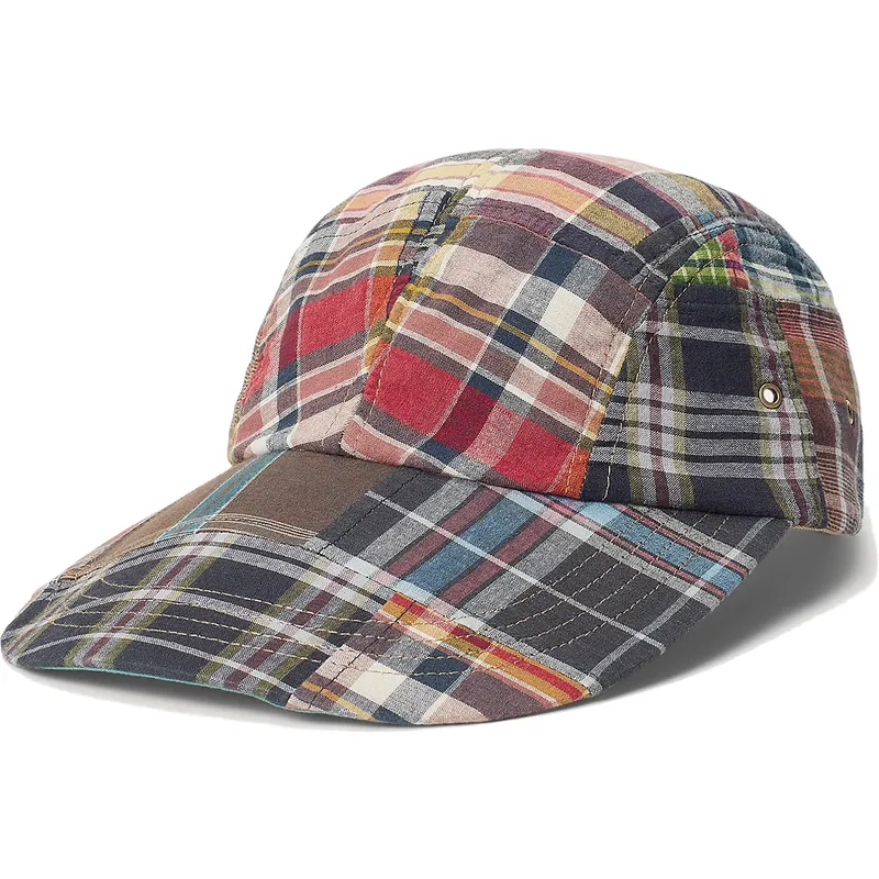 petten-gebogen-meerkleurig-verstelbaar-patchwork-madras-van-polo-ralph-lauren petten-gebogen-meerkleurig-verstelbaar-patchwork-madras-van-polo-ralph-lauren