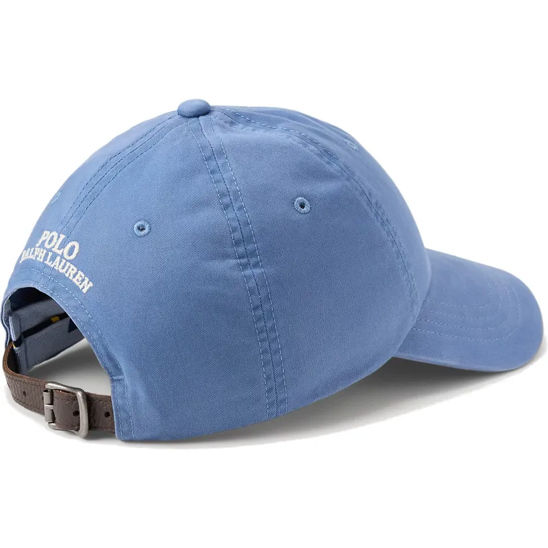 petten-gebogen-blauw-verstelbaar-classic-sport-stretch-twill-van-polo-ralph-lauren