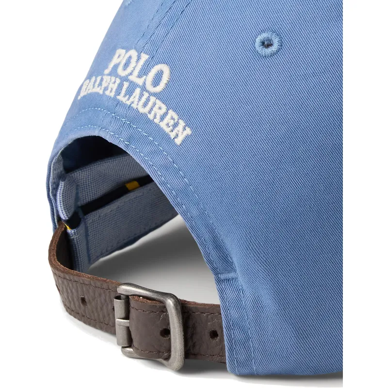 petten-gebogen-blauw-verstelbaar-classic-sport-stretch-twill-van-polo-ralph-lauren