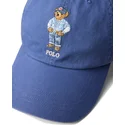 petten-gebogen-marineblauw-verstelbaar-classic-sport-twill-bear-van-polo-ralph-lauren