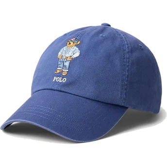 Petten gebogen marineblauw verstelbaar Classic Sport Twill Bear van Polo Ralph Lauren