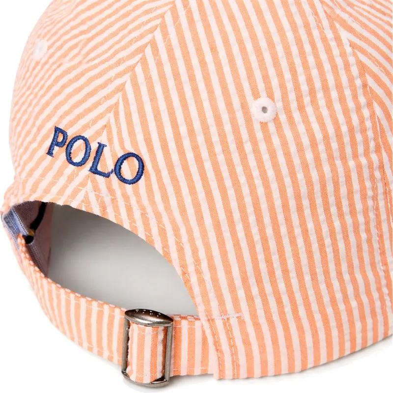petten-gebogen-oranje-verstelbaar-stretch-seersucker-van-polo-ralph-lauren petten-gebogen-oranje-verstelbaar-stretch-seersucker-van-polo-ralph-lauren