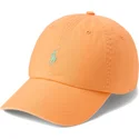 petten-gebogen-oranje-verstelbaar-classic-sport-twill-van-polo-ralph-lauren