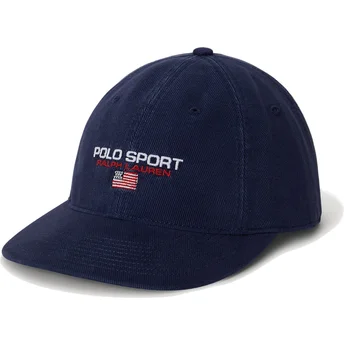 Petten gebogen marineblauw verstelbaar Authentic Baseball van Polo Ralph Lauren