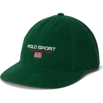 Petten gebogen groen verstelbaar Authentic Baseball van Polo Ralph Lauren