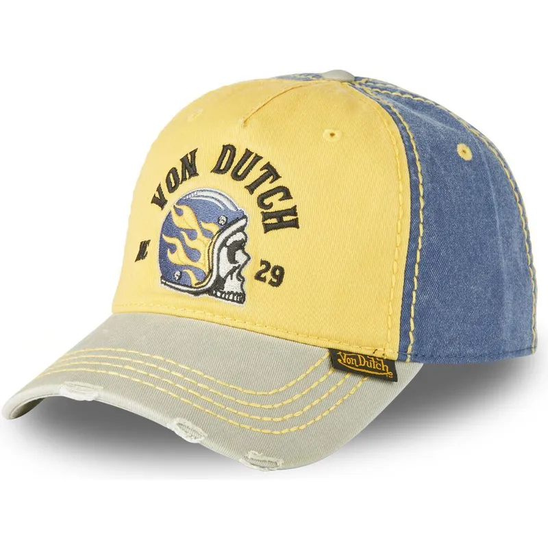petten-gebogen-meerkleurig-verstelbaar-retro12-van-von-dutch