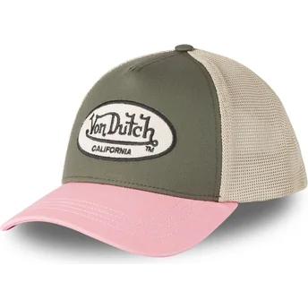 Petten gebogen meerkleurig snapback TERRY15 van Von Dutch