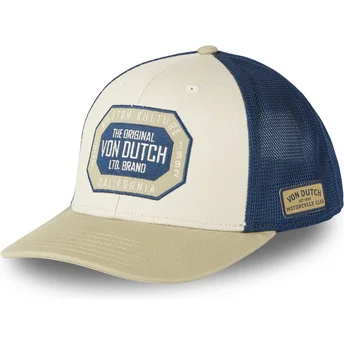Petten gebogen beige snapback SEM10 van Von Dutch