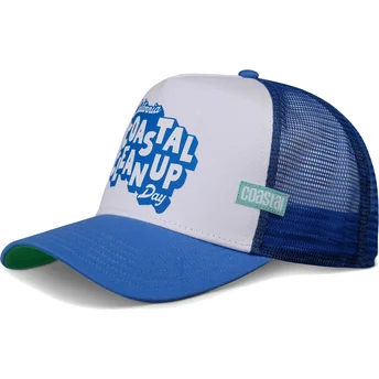 Petten gebogen blauw snapback Clean Up Day HFT van Coastal