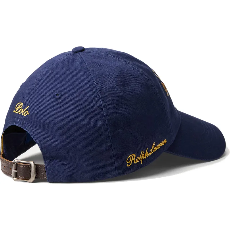 petten-gebogen-marineblauw-verstelbaar-twill-triple-pony-van-polo-ralph-lauren petten-gebogen-marineblauw-verstelbaar-twill-triple-pony-van-polo-ralph-lauren