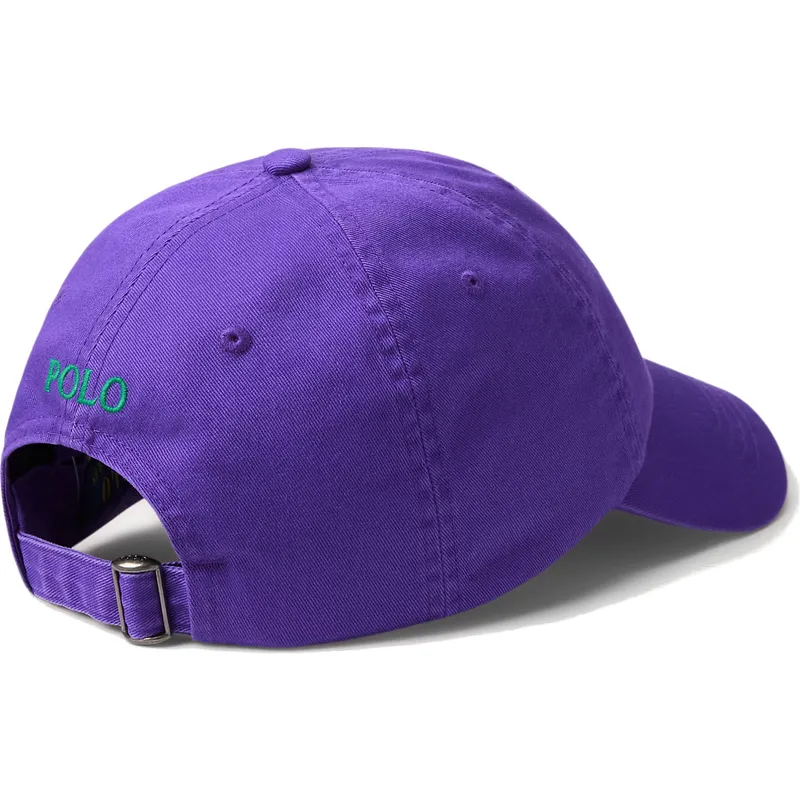 petten-gebogen-paars-verstelbaar-cotton-chino-classic-sport-van-polo-ralph-lauren