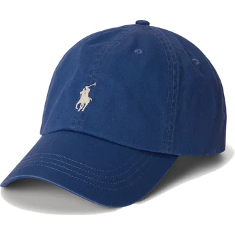 Petten gebogen marineblauw verstelbaar Cotton Chino Classic Sport van Polo Ralph Lauren